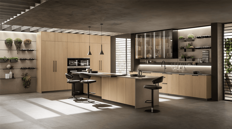 Contemporary kitchen cabinet lohabour